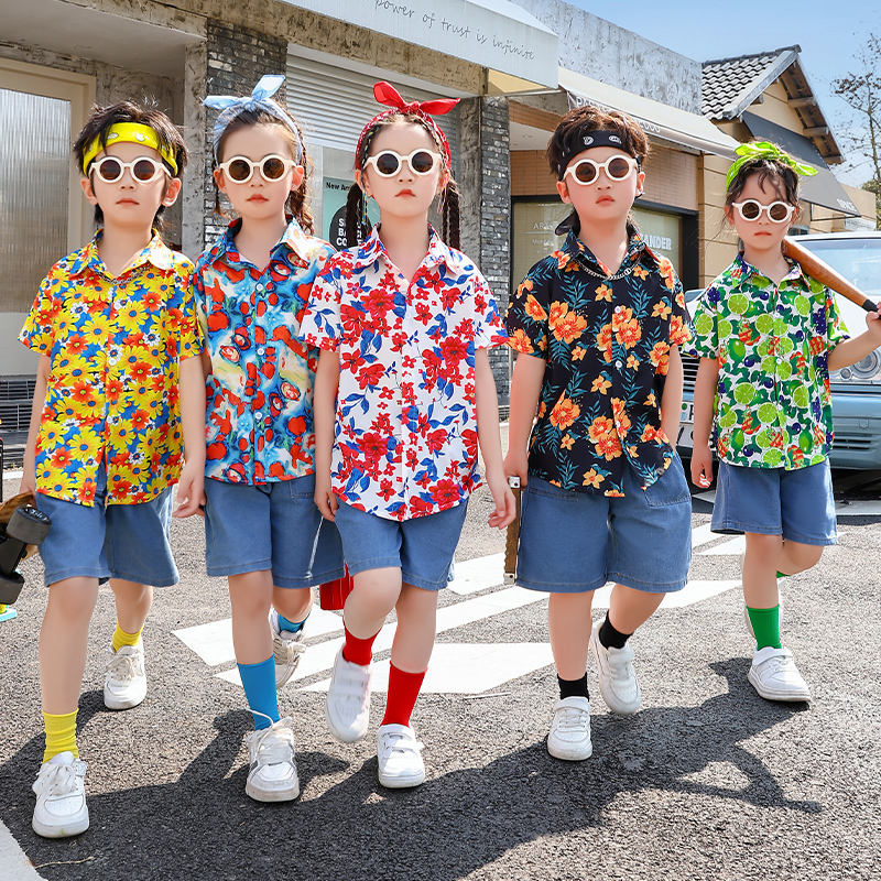 六一啦啦队港风运动会演出服