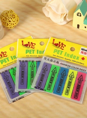 包邮3本Please sign here 签名指示贴 签字标签贴纸 领导签字贴