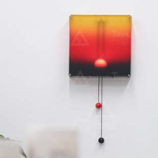 正品【新款】壁灯卧室客厅氛围灯壁挂创意灯具软装升降日出日落灯
