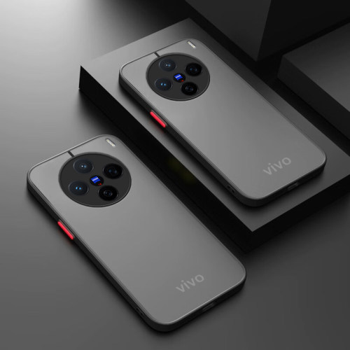 适用于vivoX200透明磨砂撞色壳