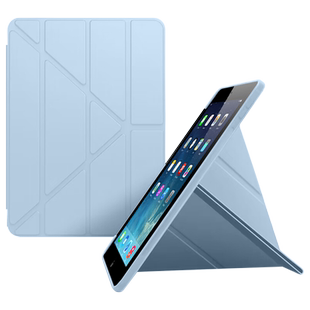 确动适用于iPadPro12.9英寸保护套新款Y折液态硅胶苹果平板iPad Pro2022/2021/2020全包防摔抗弯支架后壳外