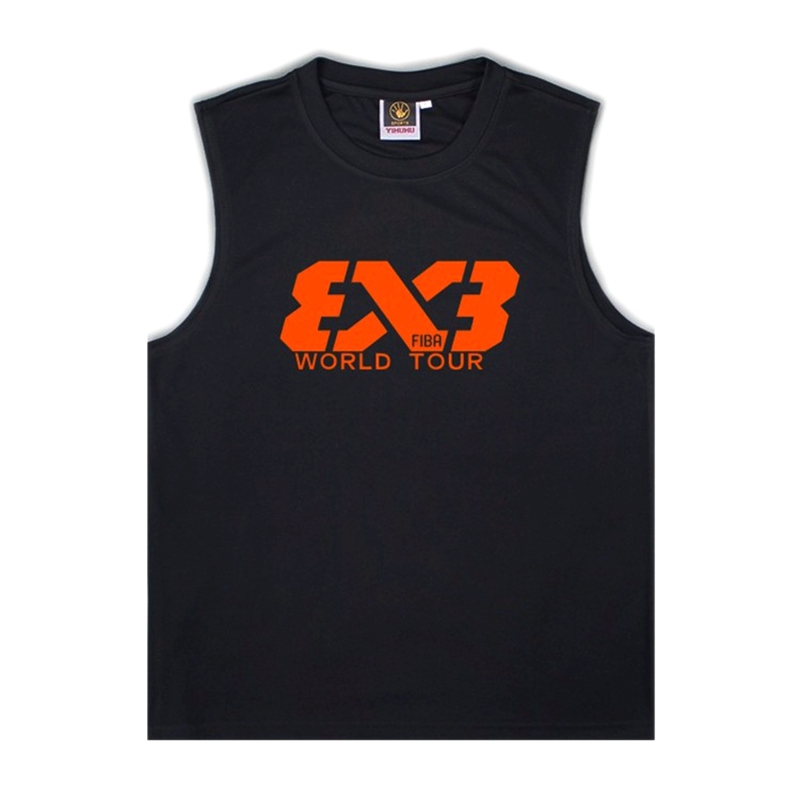 FIBA3X3大师赛篮球服定制篮服套装男球衣投篮热身背心训练球衣篮