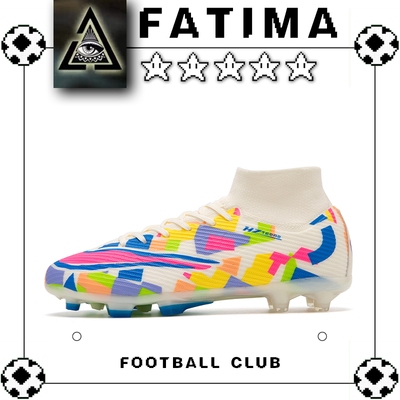 C罗刺客15南加州限定版男女成人FG长钉儿童TF碎钉高帮缓震足球鞋