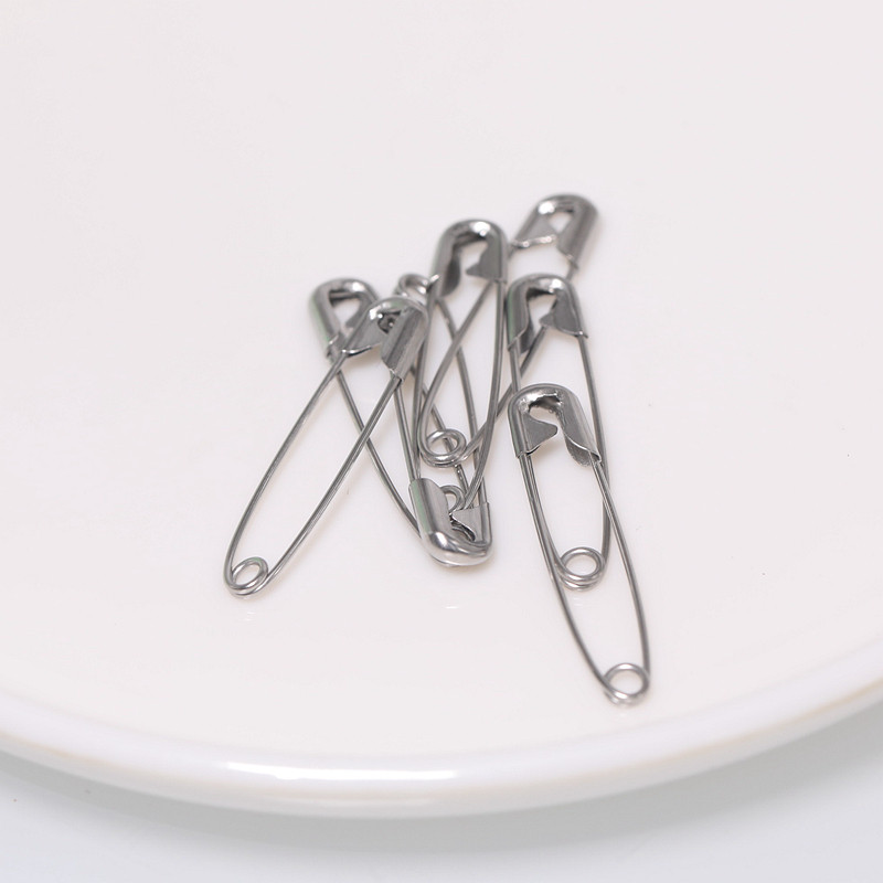 DIY 수제 재료 쥬얼리 액세서리 스테인레스 스틸 핀 브로치는 퇴색하지 않습니다