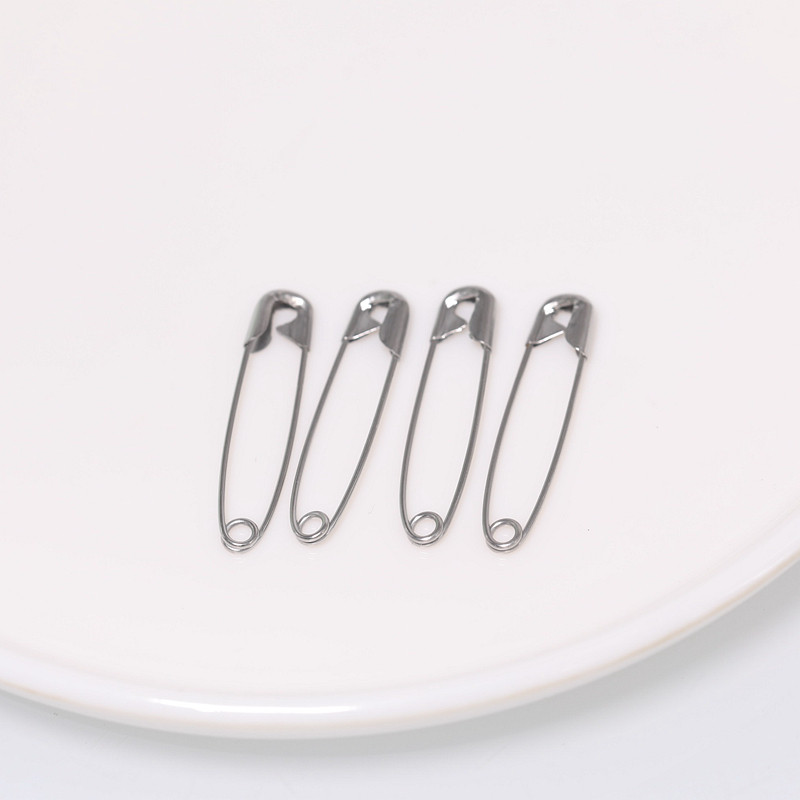 DIY 수제 재료 쥬얼리 액세서리 스테인레스 스틸 핀 브로치는 퇴색하지 않습니다