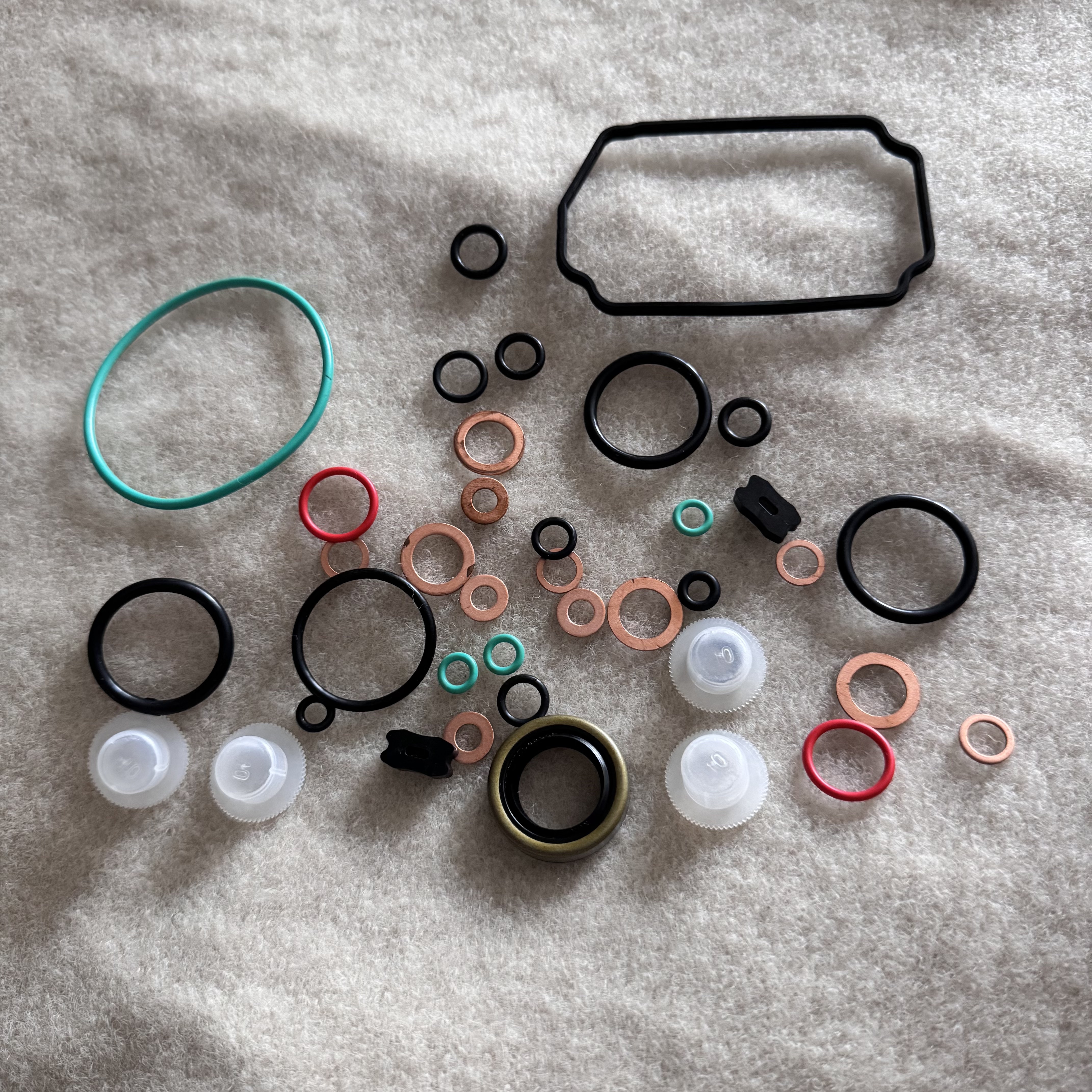 适配五十铃油泵修理包VE康明斯林氏密封O形圈油封校油泵配件特惠