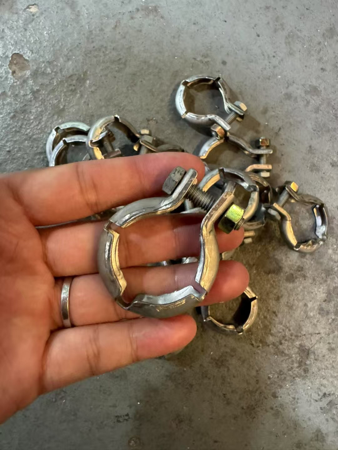 适用天纳克尿素喷嘴解放小j6l龙v卡箍垫片密封圈垫尿素原厂配件j6