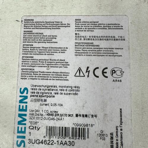 议价监控继电器3UG4622-1AA303UG4615-1AA303UG4616-1AA30