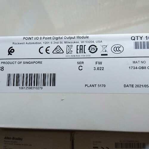 议价输模块1734-OB81734-OB8E1734-OB8S