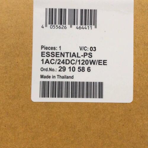 议价电源ESSENTIAL-PS/1AC/24DC/120W/EE 2910586