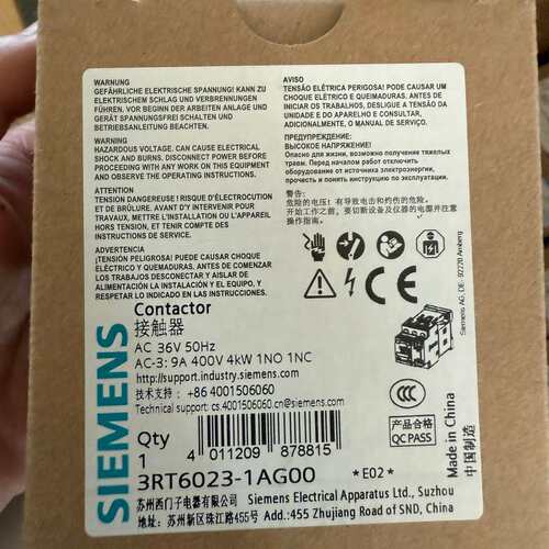 议价接触器3RT6023-1AG003RT6023-1AP003RT6023-1AF00