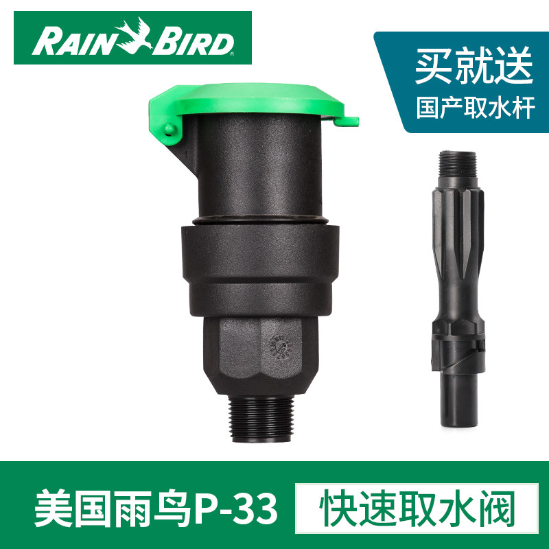 美国进口雨鸟P33取水阀快速取水器6分外丝家用园林绿化取水钥匙杆