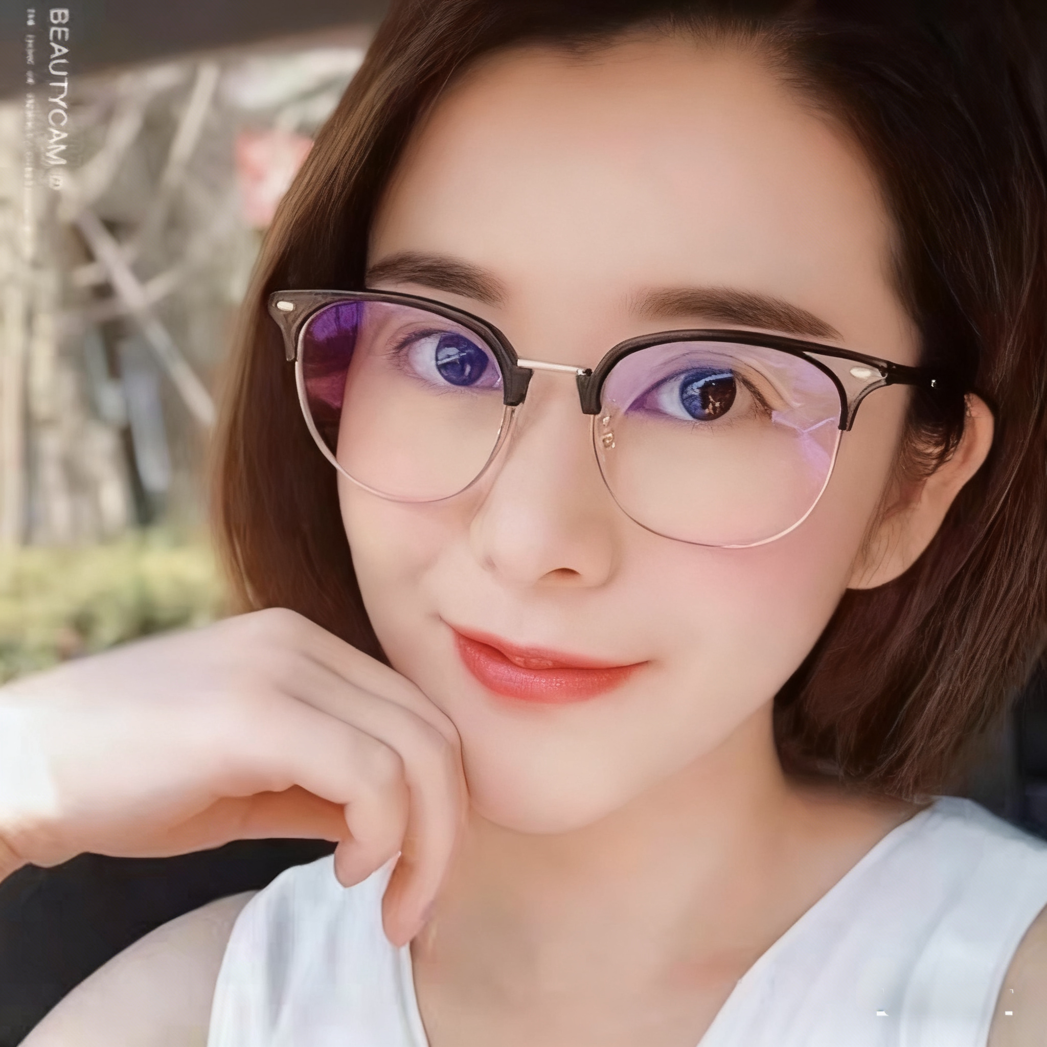爱大爱超轻稀晶石手机眼镜防蓝光抗疲劳时尚M款高清晰护眼高清晰