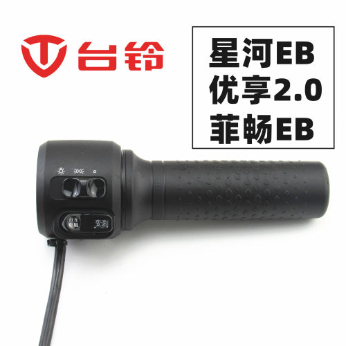 台铃电动车星河EB优享2.0菲畅左右喇叭灯开关油门调速转把手配件