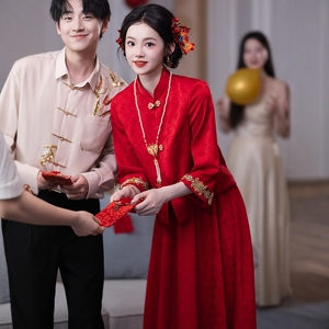 海棠记夏季新中式秀禾服婚服新