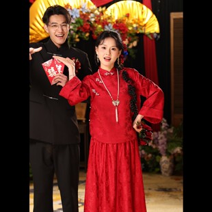 新中式孕妇敬酒服2026新款新娘订婚回门礼服女婚服大码胖mm遮肚子