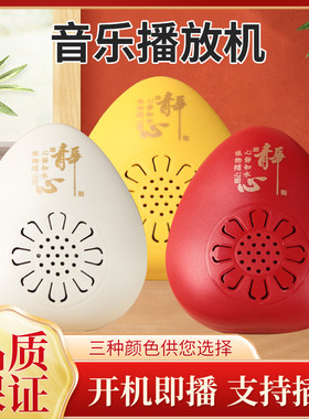 新款静心播放器外置吊坠迷你单曲循环内置36经典曲目充电老人唱机