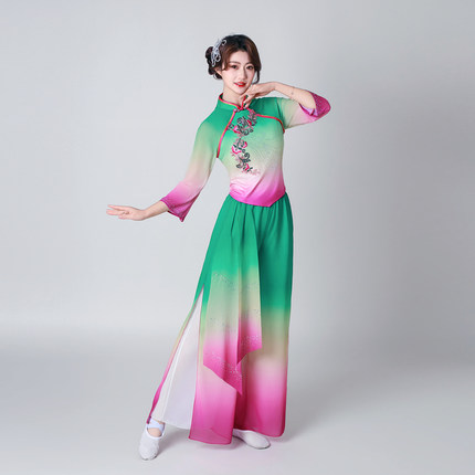 古典舞演出服2026新款胶州秧歌舞蹈服成人艺考剧目表演中国风套装