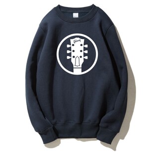 Gibson吉普森电吉他周边图案摇滚圆领卫衣男乐队吉他手练习演出服