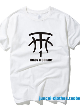 休斯顿火箭TMAC麦迪训练服纯棉短袖t恤男装Tracy McGrady球衣夏
