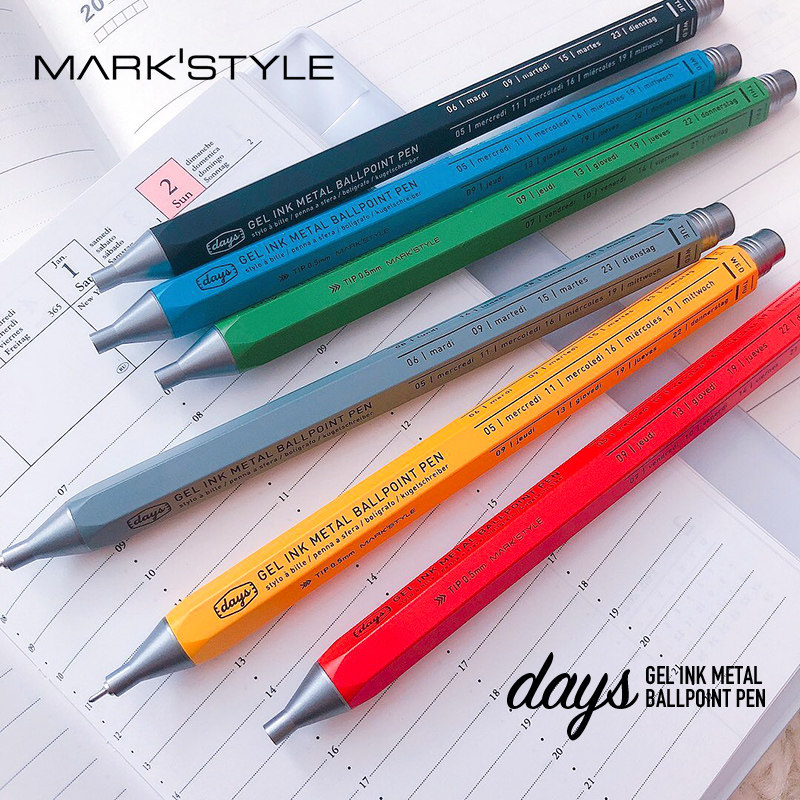 MARK'S按动速干金属1支中性笔