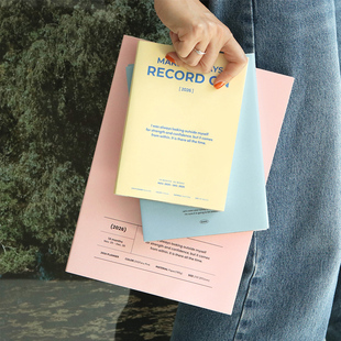 周记月记RECORD 2026年 ON日程管理手帐本B6A5A4 款 韩国iconic经典