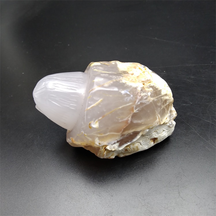 天然戈壁滩戈壁玛瑙小摆件 把玩件 地表籽料 阿拉善玛瑙原石