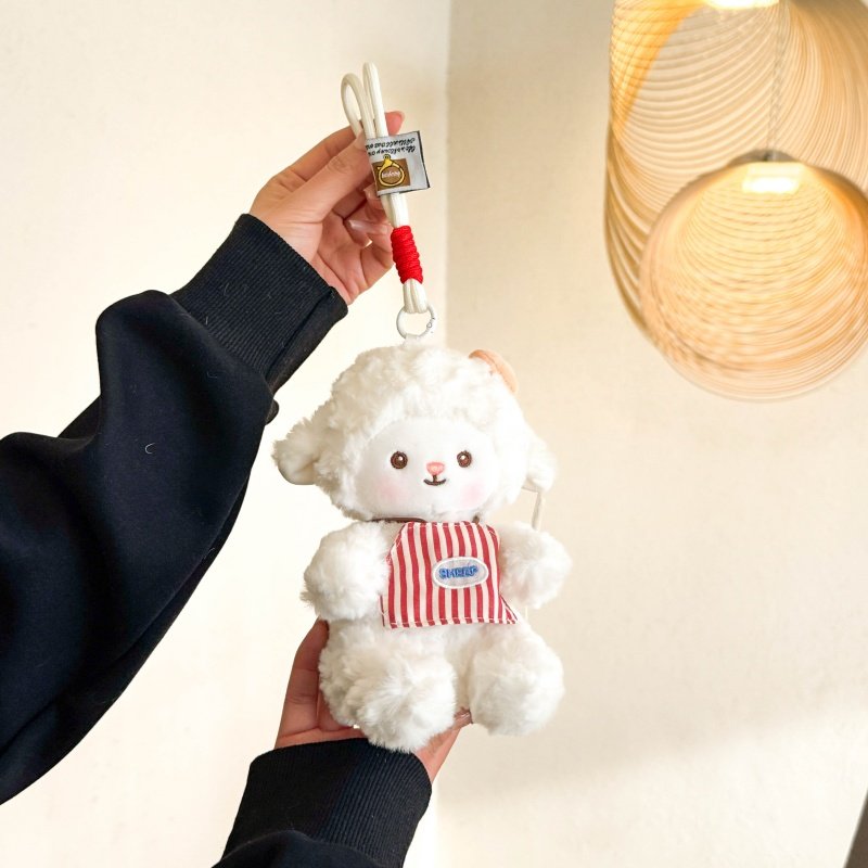 可爱烘焙小羊公仔包包挂件玩偶毛绒玩具钥匙扣背包挂饰新年礼物女,服饰配件/皮带/帽子/围巾,包挂件,淘宝优惠券,粉丝福利购,淘宝优惠卷