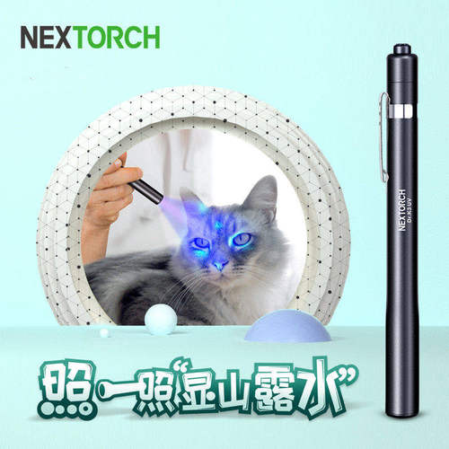猫藓手电筒小型迷你鉴定伍德氏灯