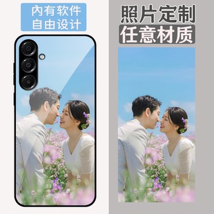 S24 A36 S25 來圖定制 S25ultra A16磨砂軟殼DIY S22玻璃殼A56 適用samsung三星S25 任意機型 S23 A26