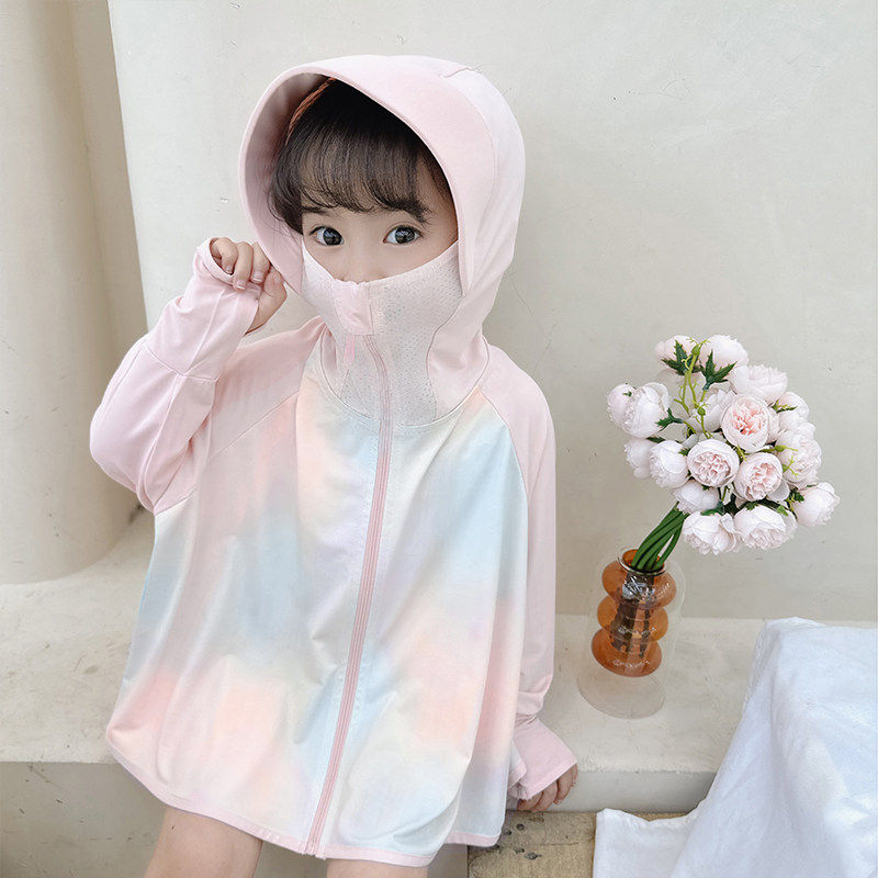 全棉夏季儿童防晒衣冰丝轻薄款防紫外线外套男女童2026新款防晒服