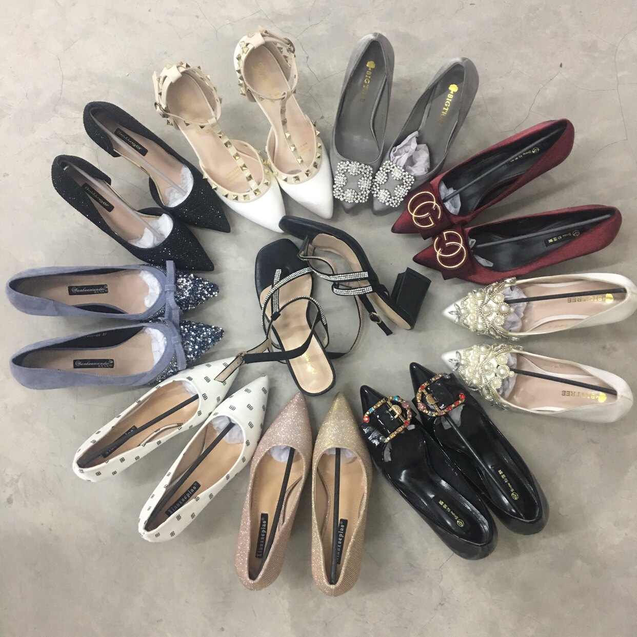 Live fund, 19.9 element,fashion Trend Women's Shoes Single shoes Sandals Flat bottom High-heeled With crude Low-heelin the Women's Shoes, Low shoes  category - from Buy2taobao.com to provide professional Taobao agent buy service