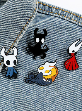 卡通游戏人物周边金属徽章 Hollow Knight 空洞骑士胸针包包配饰