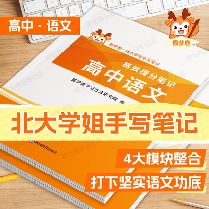 高中语文提分笔记本新高考复习资料高中教辅北大学姐手写学霸笔记