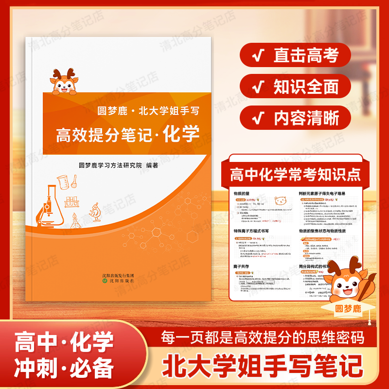 新高考化学高中提分笔记北大学姐手写知识点总结题型学霸笔记本