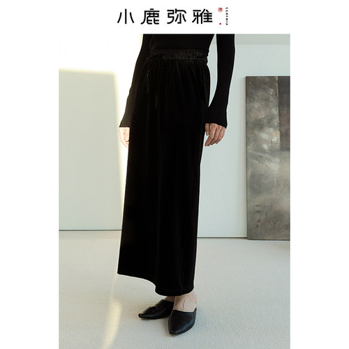 半身裙小鹿弥雅中长裙百搭