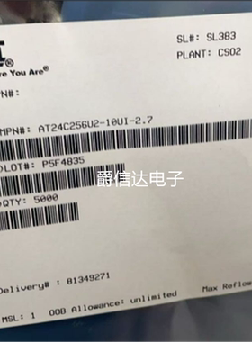 AT24C256U2-10UI-2.7 BGA32 全新原装 集成电路 IC芯片 现货供应