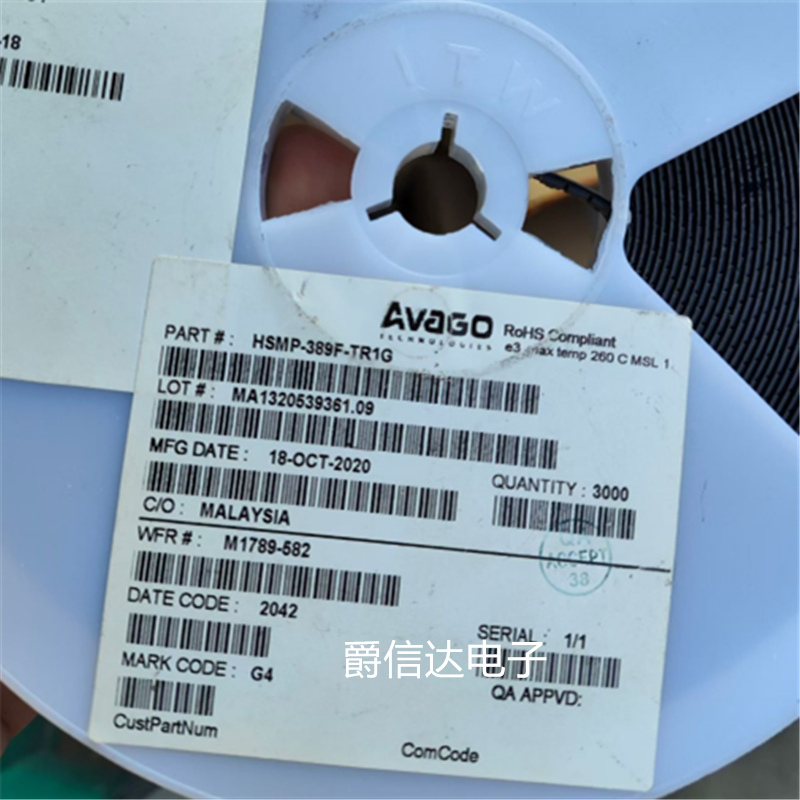 HSMP-389F-TR1G SOT-323 全新原装 集成电路 IC芯片 现货供应