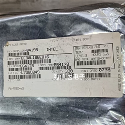 全新原装 EE80L186EB16 PLCC84 16位高性能嵌入式微处理器 现货