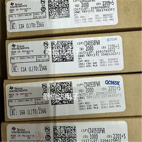 全新原装CD4093BPWR CD4093BPW 丝印CM093B TSSOP14 逻辑IC