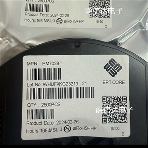 全新原装EM7028 EM7068 光感心率血氧传感器 QNF-8 智能手表手环