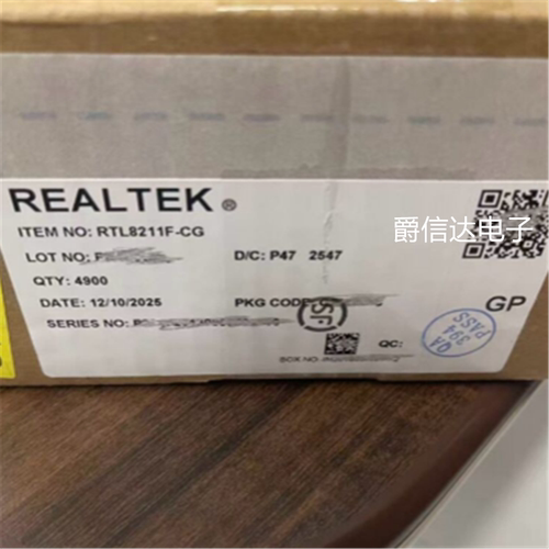 全新原装 RTL8211F-CG 丝印RTL8211F QFN40 控制器 以太网芯片IC