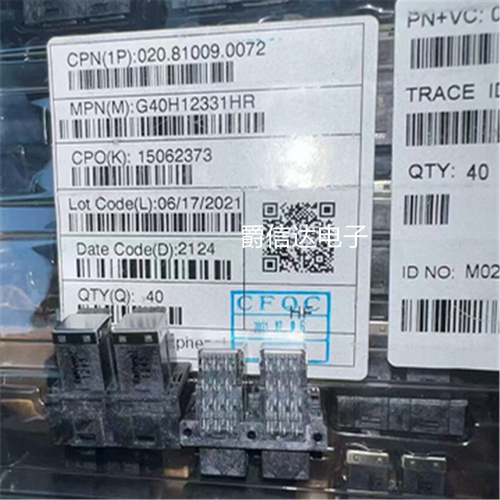 G40H12331HR安费诺SFF-8643卧式母座MINI SASHD双口72P压接脚插座