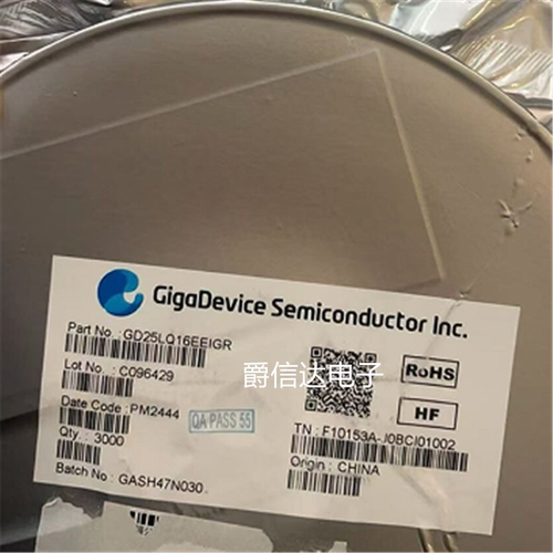 GD25LQ16EEIGR GD25LQ16EEIG 丝印L5EE 全新原装16Mbit USON8 2MB