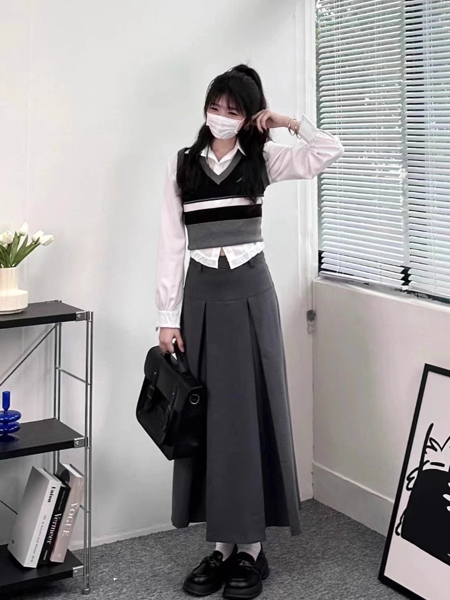 【全店赠送运费险】学院风套装裙