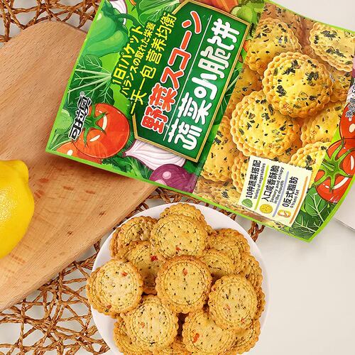 可拉奥蔬菜海盐海苔酥脆小圆饼