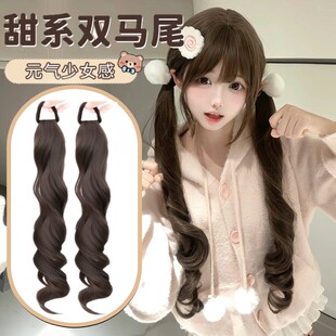 假发女萝莉虎口小爪夹Lolita双马尾发长卷发低马尾 巴洛克甜心