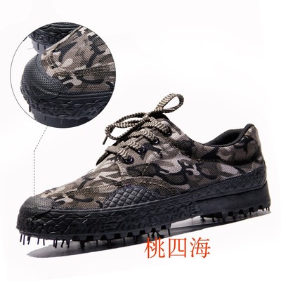 正品3517解放鞋军男鞋工地胶鞋官方旗舰店耐磨防滑劳保鞋女低帮鞋