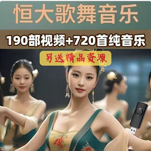 恒大歌舞团绝美视频经典国风舞蹈轻纯音乐跳舞表演高清无损发网盘