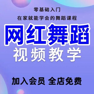 网红舞蹈资料零基础入门自学抖音热舞镜面分解教学高清合集成品舞
